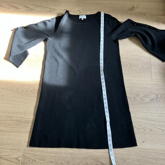 Milly button up bell sleeve knit dress size medium - Picture 7 of 8